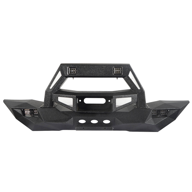 Load image into Gallery viewer, Hooke Road Opar DESTROYER Blade Full Width Front Bumper w/Bull Bar for 2007-2018 Jeep Wrangler JK u-Box 4
