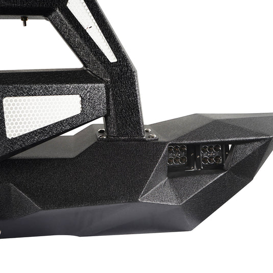 Hooke Road Opar DESTROYER Blade Full Width Front Bumper w/Bull Bar for 2007-2018 Jeep Wrangler JK u-Box 5