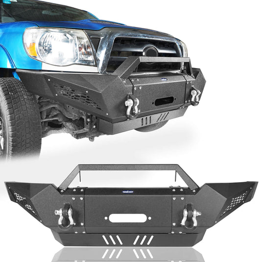 Hooke Road toyota tacoma rear bumper replacement toyota tacoma front bumper cover for 2005-2015-Toyota-Tacoma  3