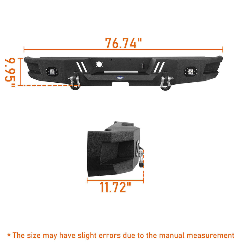 Load image into Gallery viewer, Hooke Road Ram 1500 Front &amp; Rear Bumper Combo(06-08 Ram 1500)
