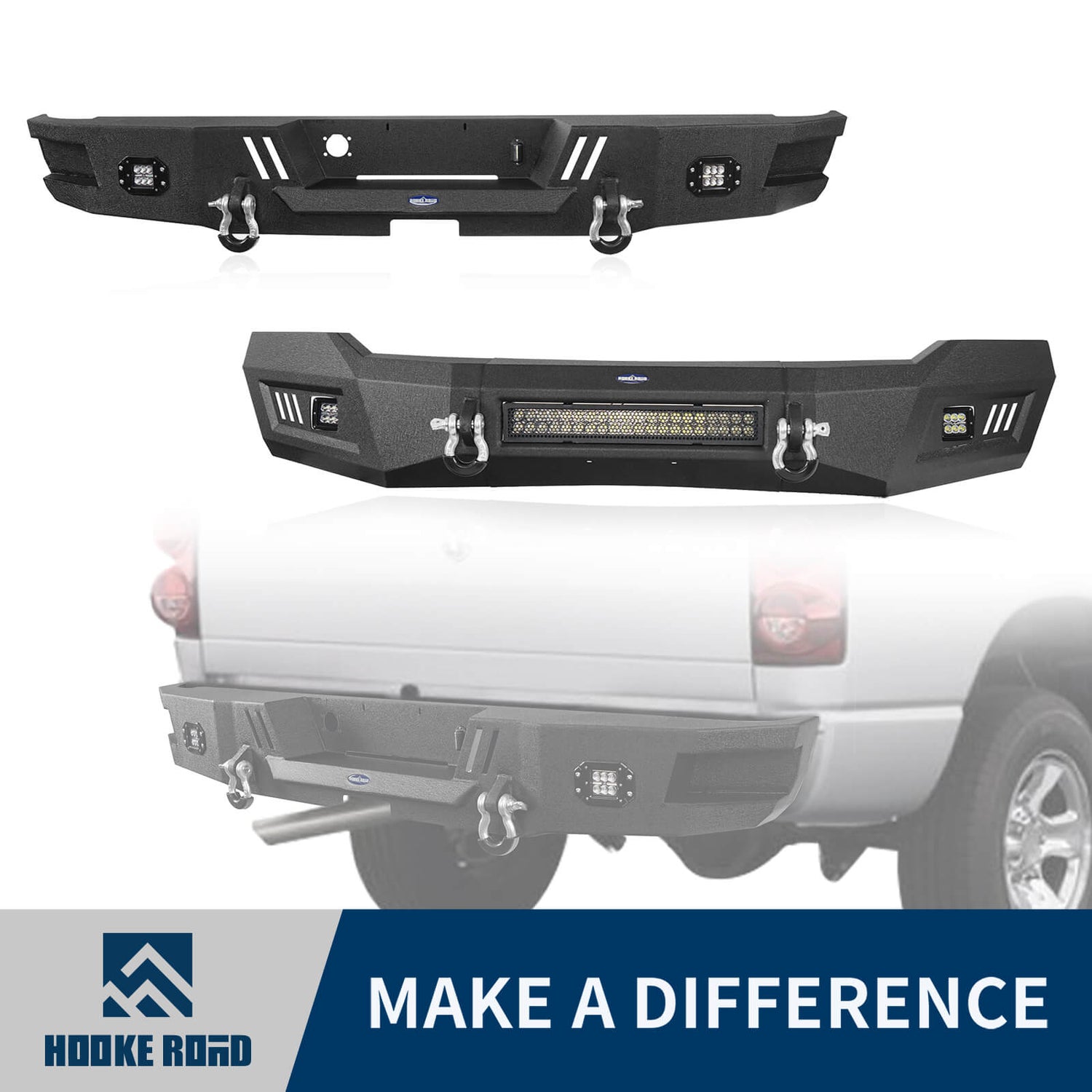 2009-2018 Dodge Ram 1500 Accessories & Parts | Front & Rear Bumpers ...