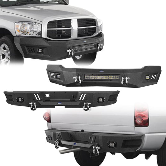 Hooke Road Ram 1500 Front & Rear Bumper Combo(06-08 Ram 1500)