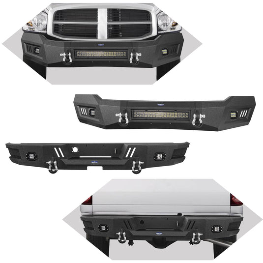 Hooke Road Ram 1500 Front & Rear Bumper Combo(06-08 Ram 1500)