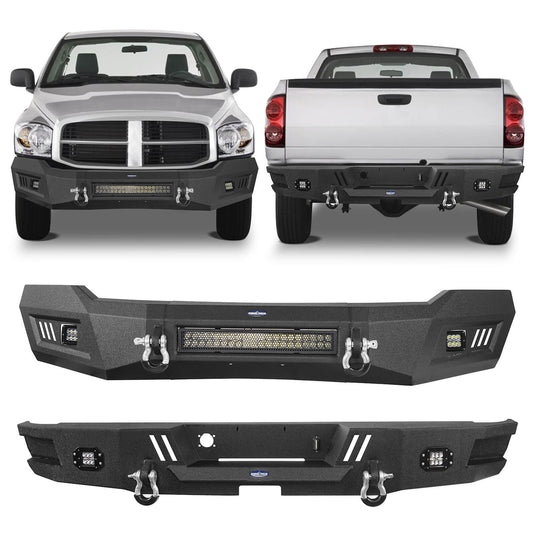 Hooke Road Ram 1500 Front & Rear Bumper Combo(06-08 Ram 1500)