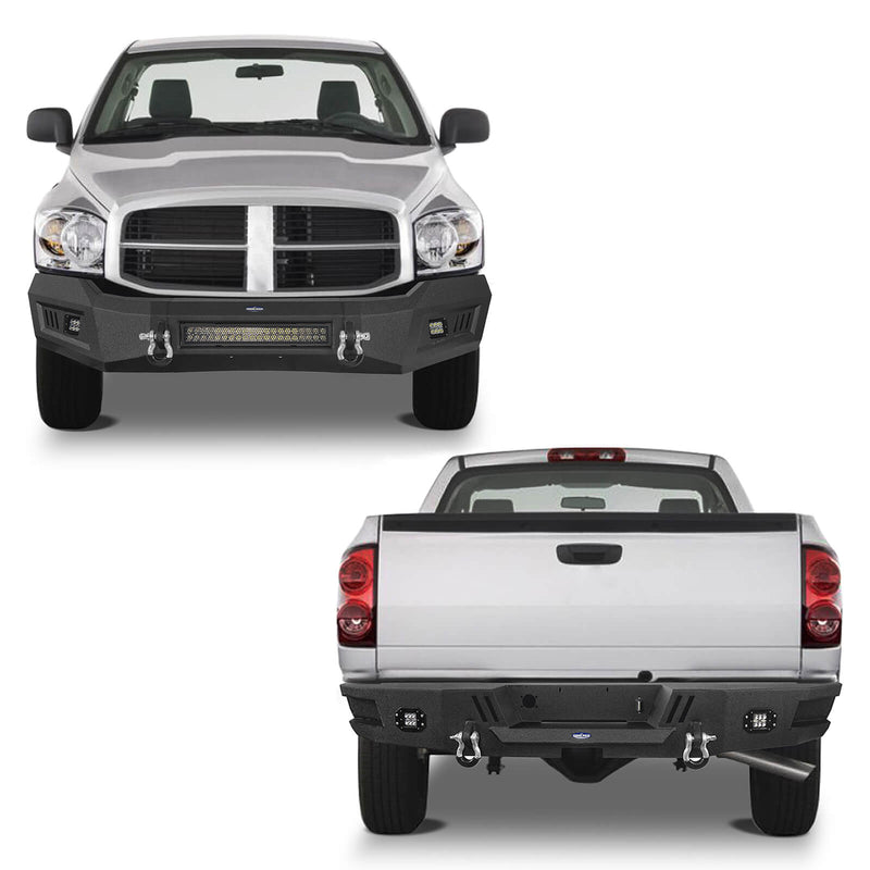 Load image into Gallery viewer, Hooke Road Ram 1500 Front &amp; Rear Bumper Combo(06-08 Ram 1500)
