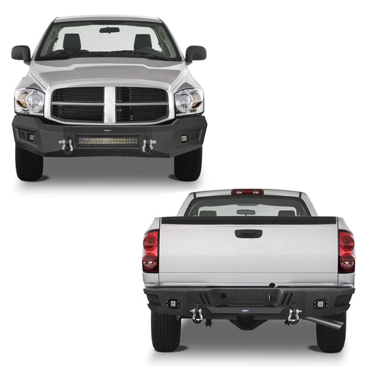 Hooke Road Ram 1500 Front & Rear Bumper Combo(06-08 Ram 1500)