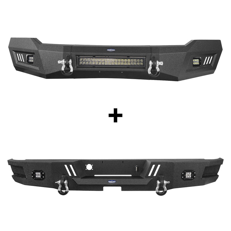 Load image into Gallery viewer, Hooke Road Ram 1500 Front &amp; Rear Bumper Combo(06-08 Ram 1500)
