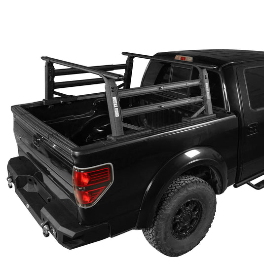 HookeRoad Truck Bed Cargo Rack Truck Ladder Rack for Most Commom Truck w/o Factory Utility Tracks  13