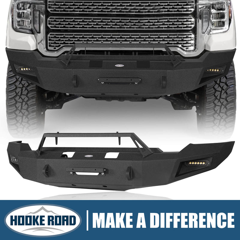 Load image into Gallery viewer, Aftermarket 20-23 GMC Sierra 2500HD Front Bumper with Winch Plate b9201 1
