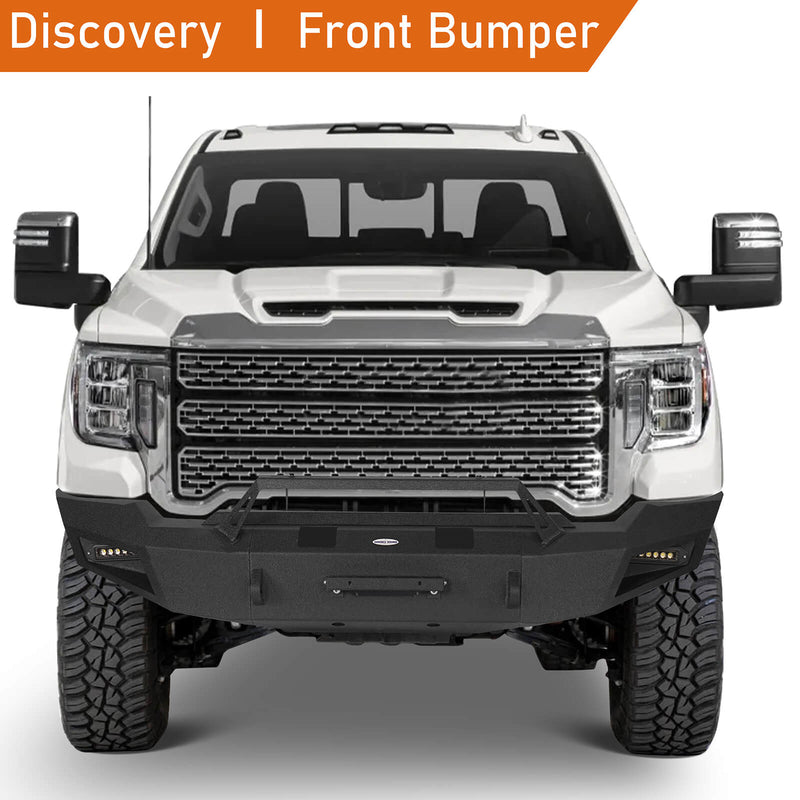 Load image into Gallery viewer, Aftermarket 20-23 GMC Sierra 2500HD Front Bumper with Winch Plate b9201 3
