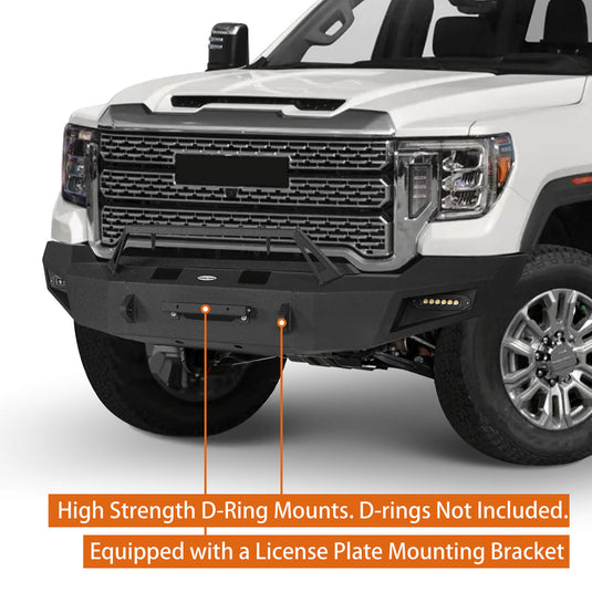 Aftermarket 20-23 GMC Sierra 2500HD Front Bumper with Winch Plate b9201 5