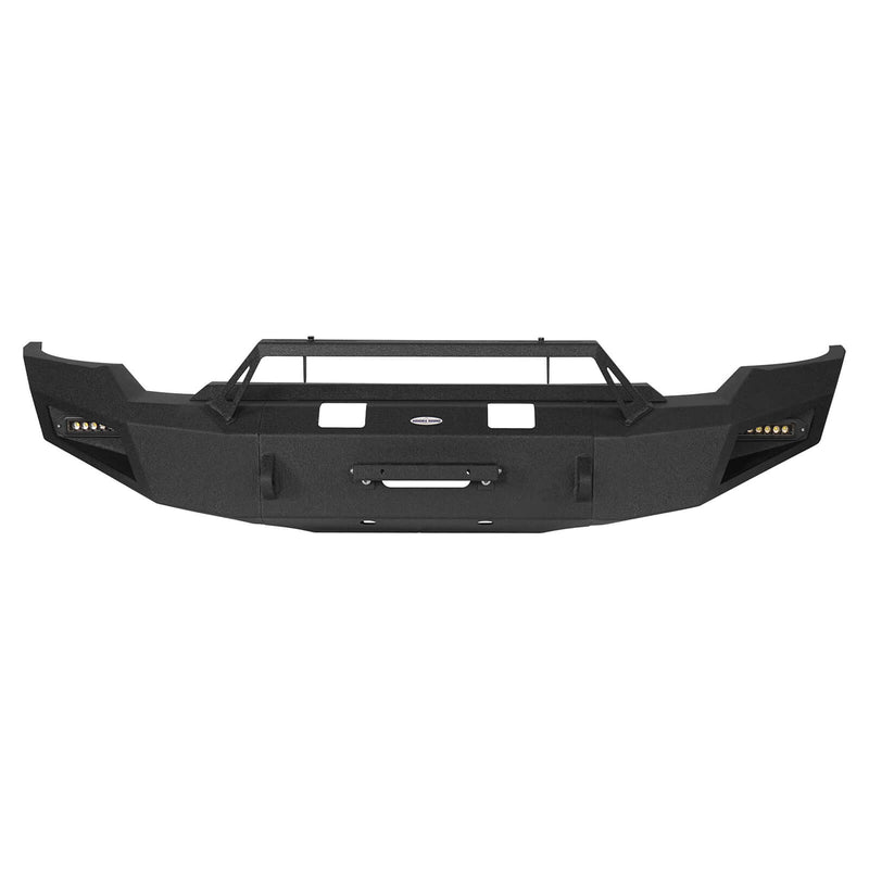 Load image into Gallery viewer, Aftermarket 20-23 GMC Sierra 2500HD Front Bumper with Winch Plate b9201 9

