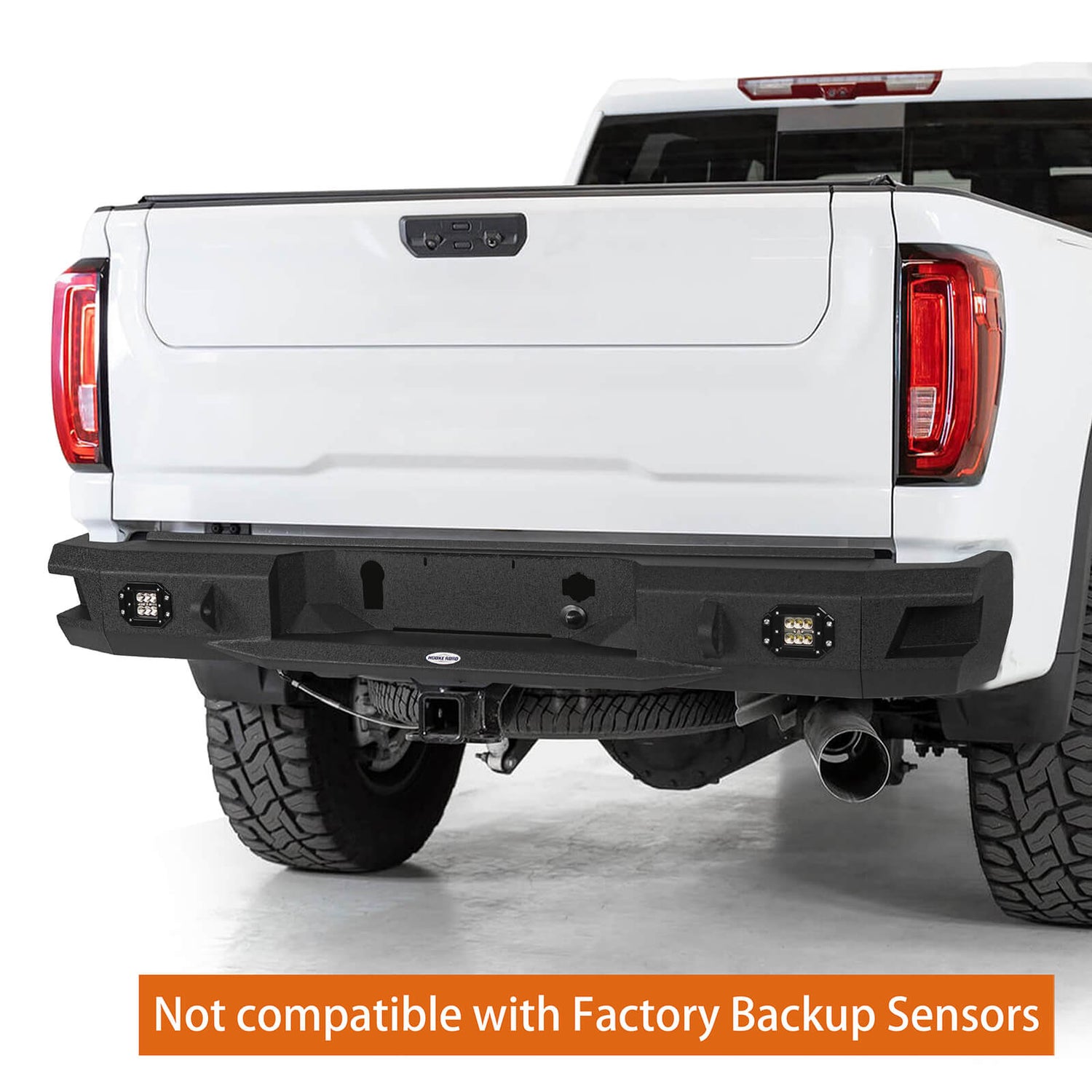 Heavy Duty Rear Bumpers For Trucks Aftermarket 2020-2026 GMC Sierra 2500/3500HD Rear Bumper - HR – Hooke