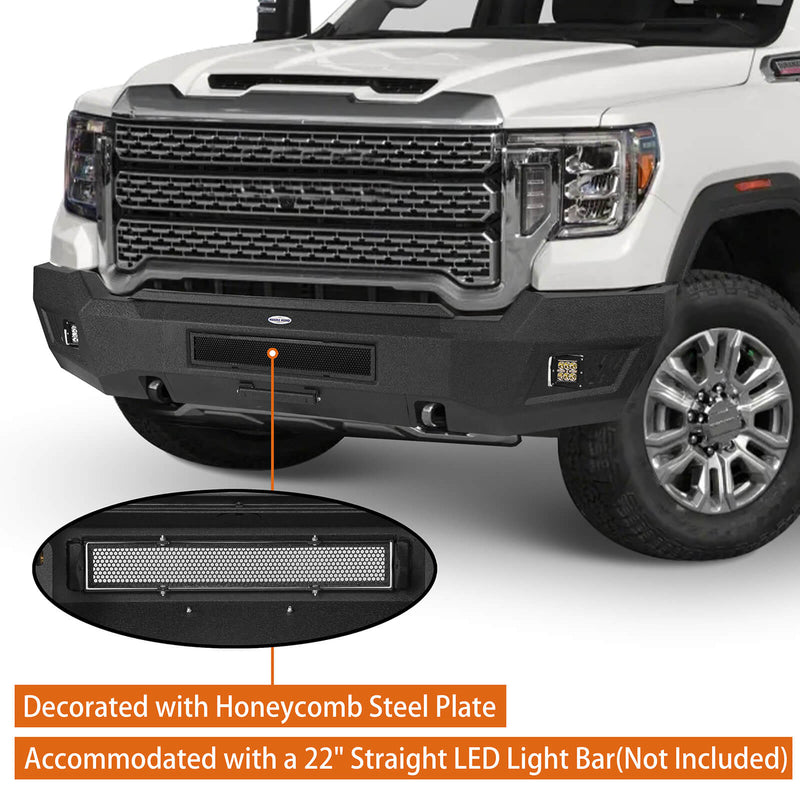 Load image into Gallery viewer, Aftermarket 20-23 GMC Sierra 2500HD front bumper cover - Hooke Road b9200 5
