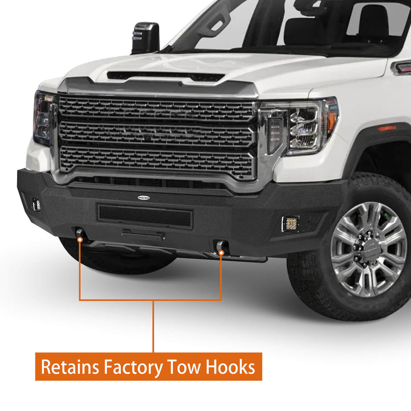 Load image into Gallery viewer, Aftermarket 20-23 GMC Sierra 2500HD front bumper cover - Hooke Road b9200 6
