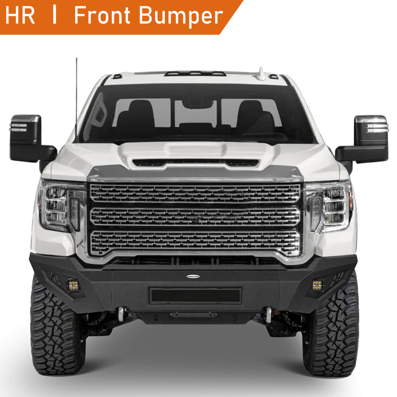 Load image into Gallery viewer, Aftermarket 20-23 GMC Sierra 2500HD Front Bumper Guard Protector  b9202 3

