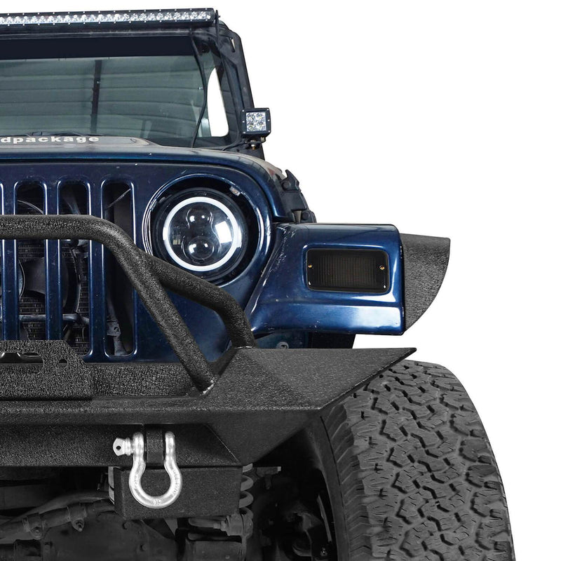 Load image into Gallery viewer, Hooke Road Amber/White Turn Signals 12V Upgraded version(97-06 Jeep Wrangler TJ)
