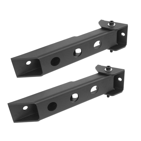Hooke Road Tailgate Hinge Set Tailgate Back Door Hinge Mount(07-18 Jeep Wrangler JK)