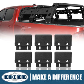 Bed Rack Tonneau Adapters Mounting Brackets (05-23 2nd 3rd Gen Toyota Tacoma) - HookeRoad