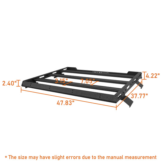 Bronco Discovery Rear Half Roof Rack（ 21-23 Ford 4-Door Hardtop） - HookeRoad BXG.8905-S 16