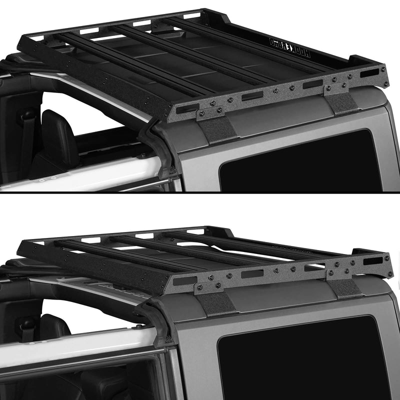 Load image into Gallery viewer, Bronco Discovery Rear Half Roof Rack（ 21-23 Ford 4-Door Hardtop） - HookeRoad BXG.8905-S 5
