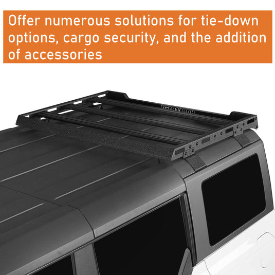 Bronco Discovery Rear Half Roof Rack（ 21-23 Ford 4-Door Hardtop） - HookeRoad BXG.8905-S 7