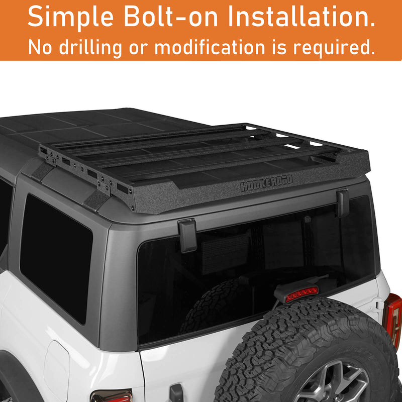 Load image into Gallery viewer, Bronco Discovery Rear Half Roof Rack（ 21-23 Ford 4-Door Hardtop） - HookeRoad BXG.8905-S 9

