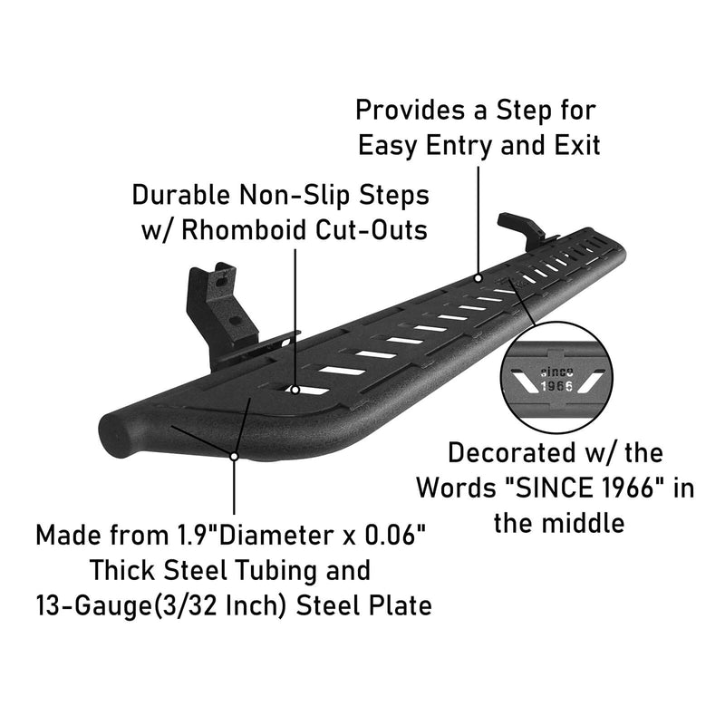 Load image into Gallery viewer, Bronco Nerf Side Step Bars (21-22 Ford) - HookeRoad BXG.8902-S 12
