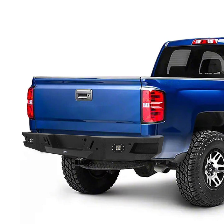 HookeRoad Chevrolet Silverado Rear Bumper for 2007-2018 Chevy Silverado ...