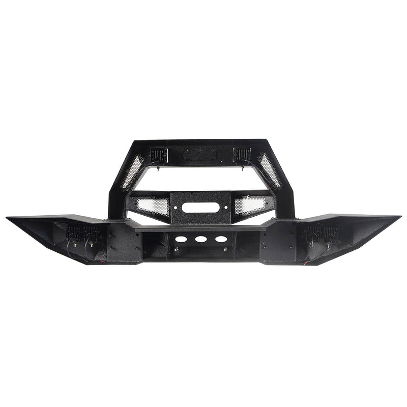 Load image into Gallery viewer, Hooke Road DESTROYER Blade Full Width Front Bumper w/Bull Bar(07-2018 Jeep Wrangler JK)
