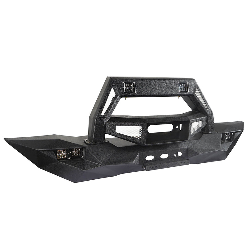 Load image into Gallery viewer, Hooke Road DESTROYER Blade Full Width Front Bumper w/Bull Bar(07-2018 Jeep Wrangler JK)
