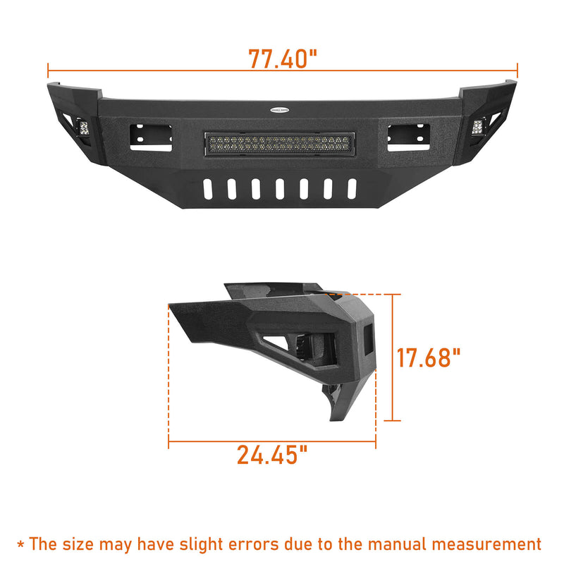 Load image into Gallery viewer, Dodge Ram 2500 Front Bumper Ram  Front Bumper with LED Light Bar for Dodge Ram 2500 BXG6402 12
