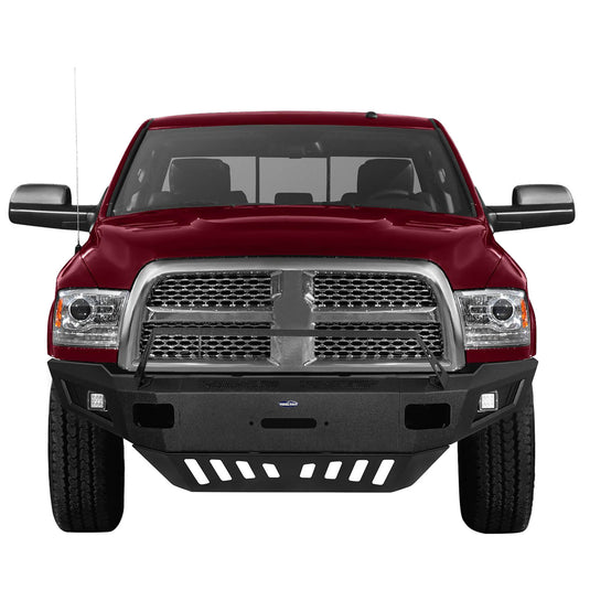 Dodge Ram 2500 Winch Front Bumper w/Skid Plate for Ram 2500 2010-2018 3