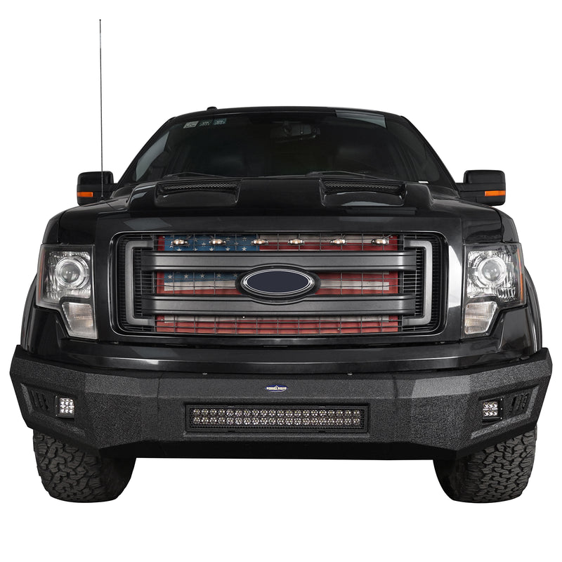 Load image into Gallery viewer, Hooke Road F150 Front Bumper for 2009-2014 Ford F-150 (Excluding Raptor)  bxg8212 3
