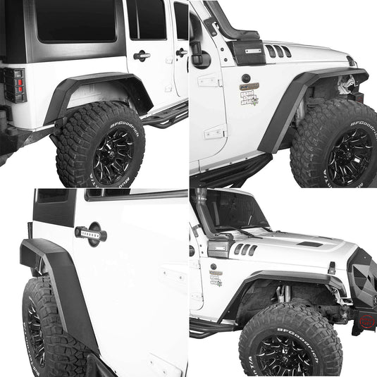 Hooke Road Fender Flares(07-18 Jeep Wrangler JK)