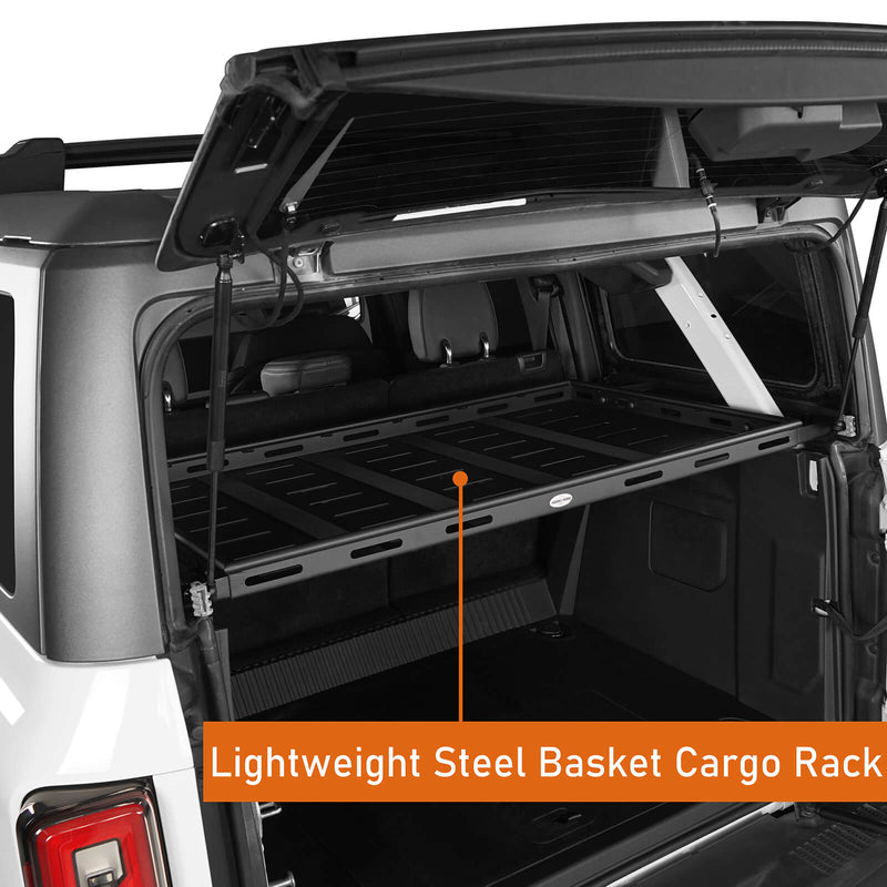 Load image into Gallery viewer, Bronco Interior Cargo Rack Shelf (21-23 Ford 4-Door Hardtops)  - HookeRoad b8907-S 10
