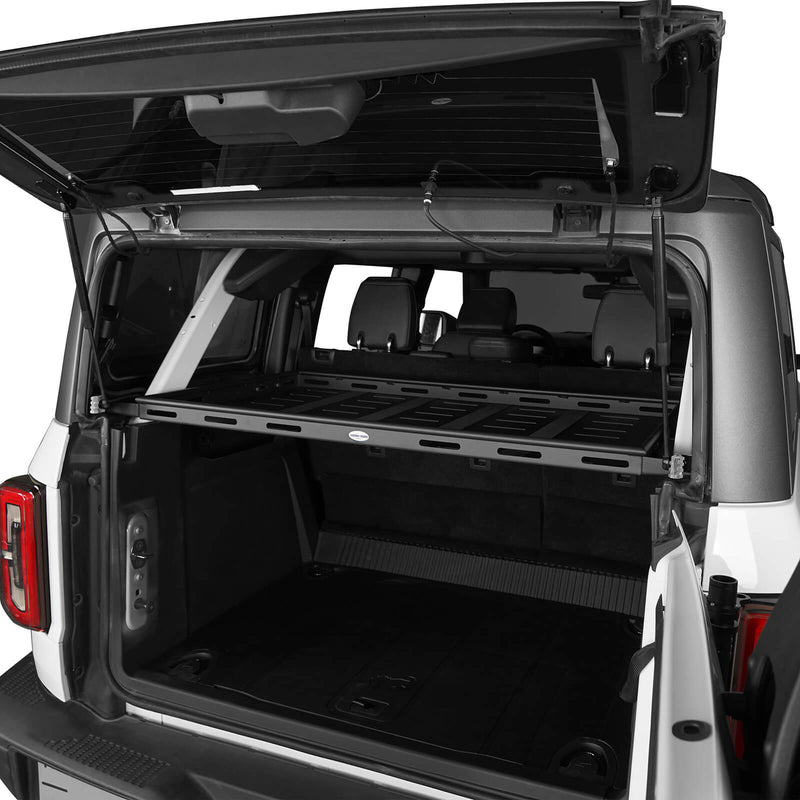 Load image into Gallery viewer, Bronco Interior Cargo Rack Shelf (21-23 Ford 4-Door Hardtops)  - HookeRoad b8907-S 4
