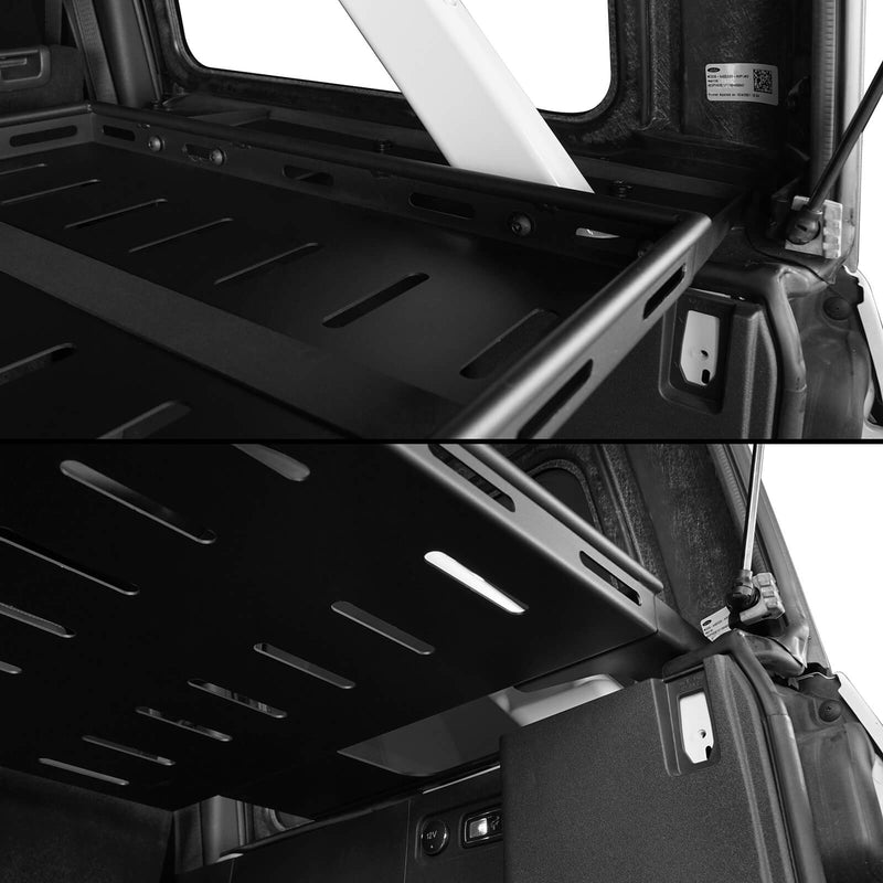 Load image into Gallery viewer, Bronco Interior Cargo Rack Shelf (21-23 Ford 4-Door Hardtops)  - HookeRoad b8907-S 6
