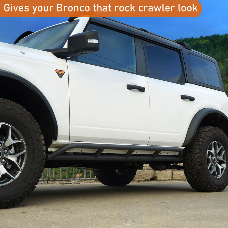 Load image into Gallery viewer, Ford Bronco 21-23 4-Door Tube Slider Rocker Guards - HookeRoad BXG.8904-S 4
