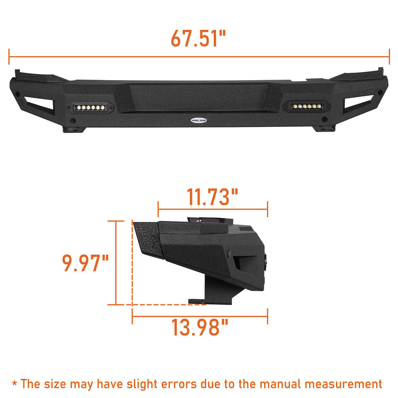 Load image into Gallery viewer, 21-23 Ford Bronco Aftermarket Offroad Rear Bumper (Excluding Raptor) b8910s 14
