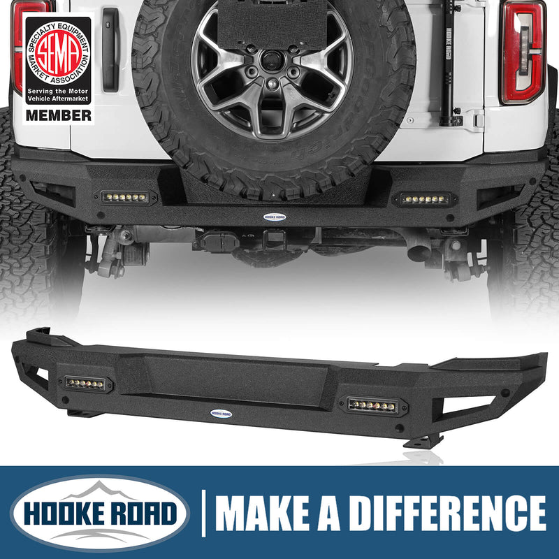 Load image into Gallery viewer, 21-23 Ford Bronco Aftermarket Offroad Rear Bumper (Excluding Raptor) b8910s 1
