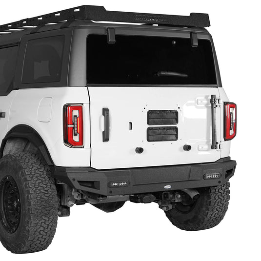 21-23 Ford Bronco Aftermarket Offroad Rear Bumper (Excluding Raptor) b8910s 4