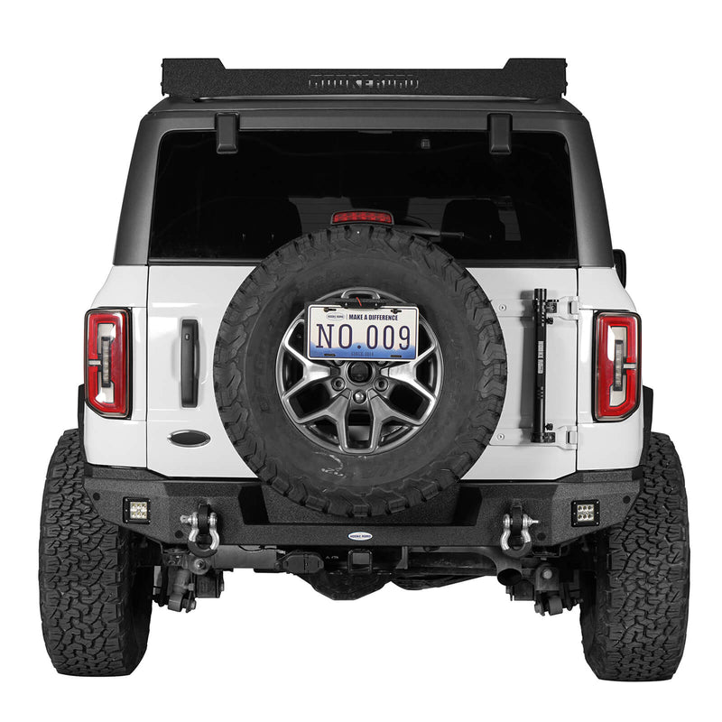 Load image into Gallery viewer, Ford Bronco Aftermarket Rear Bumper Classic Excluding Raptor b8909s 3
