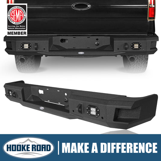 Ford Discovery Black Rear Bumper Replacement (06-14 Ford) -  Hooke Road BXG.8203-S 1