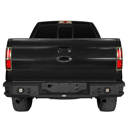 Ford Discovery Black Rear Bumper Replacement (06-14 Ford) -  Hooke Road BXG.8203-S 3