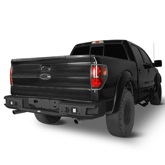Ford Discovery Black Rear Bumper Replacement (06-14 Ford) -  Hooke Road BXG.8203-S 4