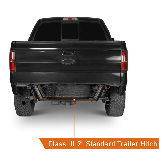 Ford Class III Aftermarket Receiver Hitch with 2" Square Receiver Opening ( 09-14 Ford F-150 )  b8214s 3