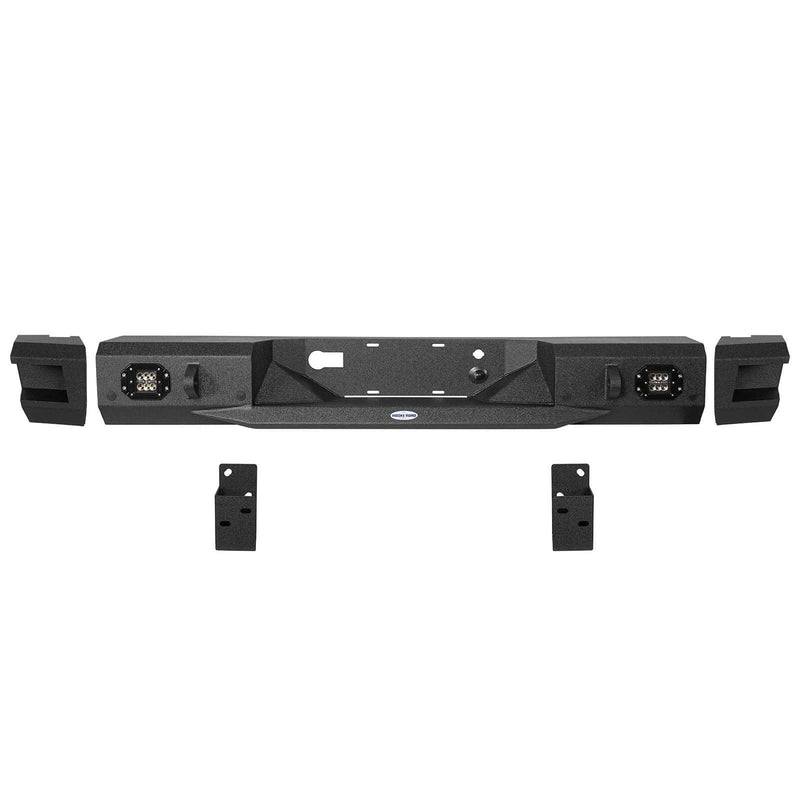 Load image into Gallery viewer, Pickup Discovery Rear Bumper w/ LED Floodlights (18-20 Ford F-150 (Excluding Raptor)) b8521s 12

