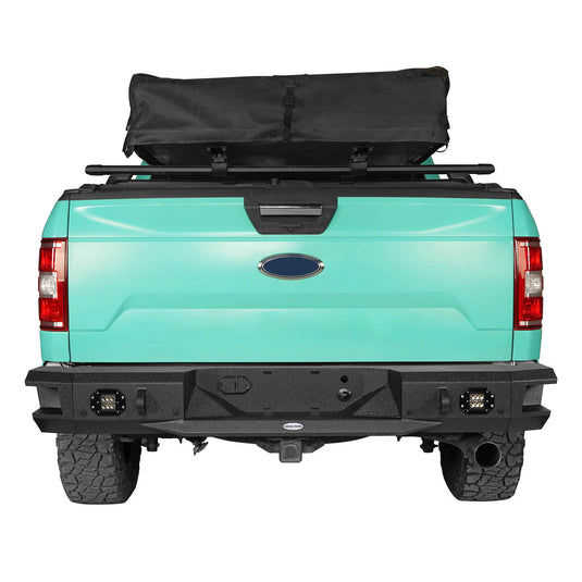 Pickup Discovery Rear Bumper w/ LED Floodlights (18-20 Ford F-150 (Excluding Raptor)) b8521s 7
