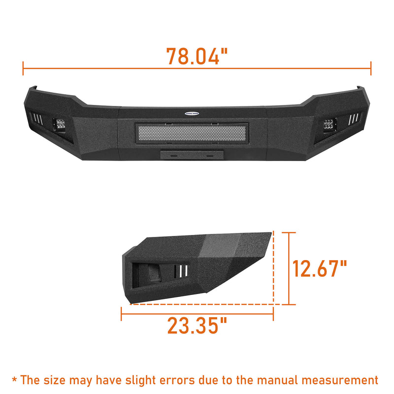 Load image into Gallery viewer, Ford HR Ⅱ Front Bumper w/ LED Spotlights (18-20 Ford F-150 (Excluding Raptor)) b8250s 12
